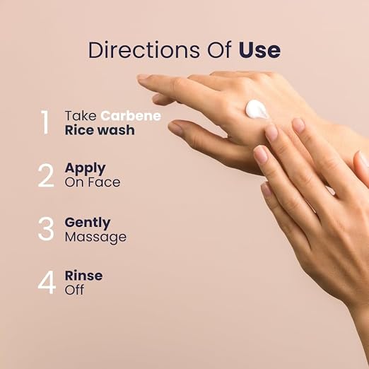 Rice Water Foaming Face Wash with Niacinamide | Hydrating & Even Tone | Korean Glass Skin Effect | For All Skin Types - 100ML