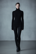 Wool Turtleneck – Black