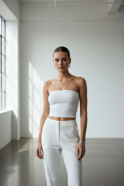 Bandeau Top – White