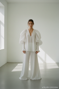 Puff Sleeve Blouse – White