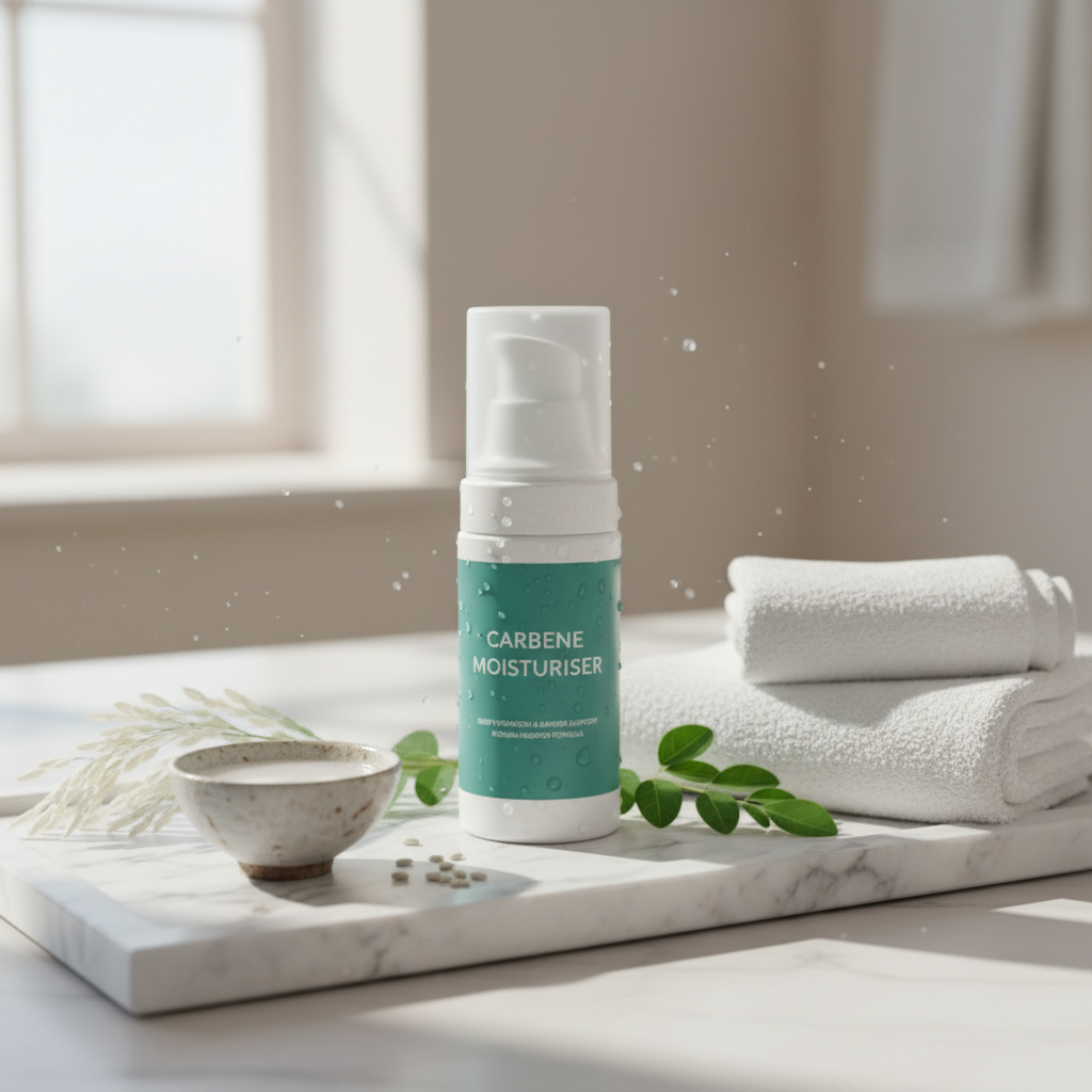Carbene Moisturiser – spa tray setting