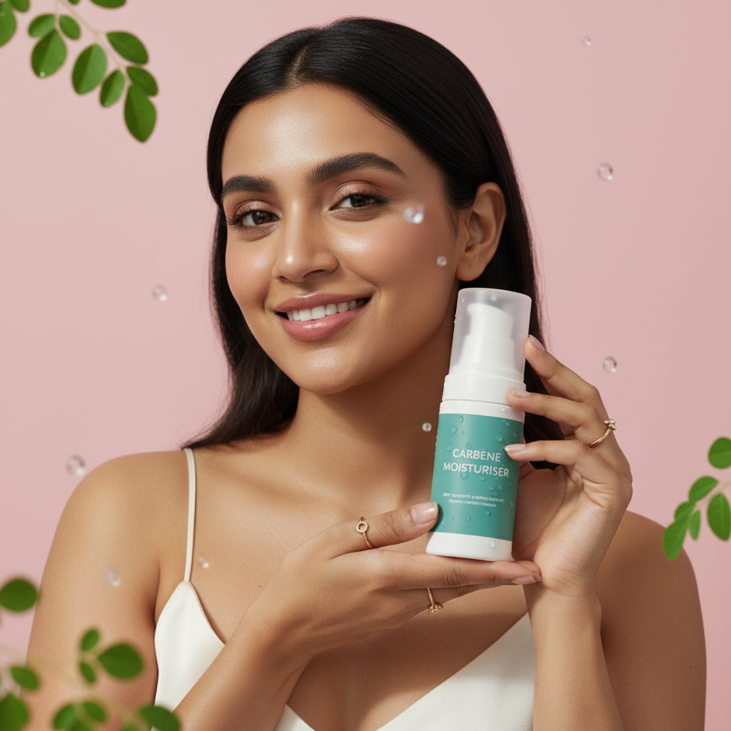 Carbene Moisturiser – model campaign