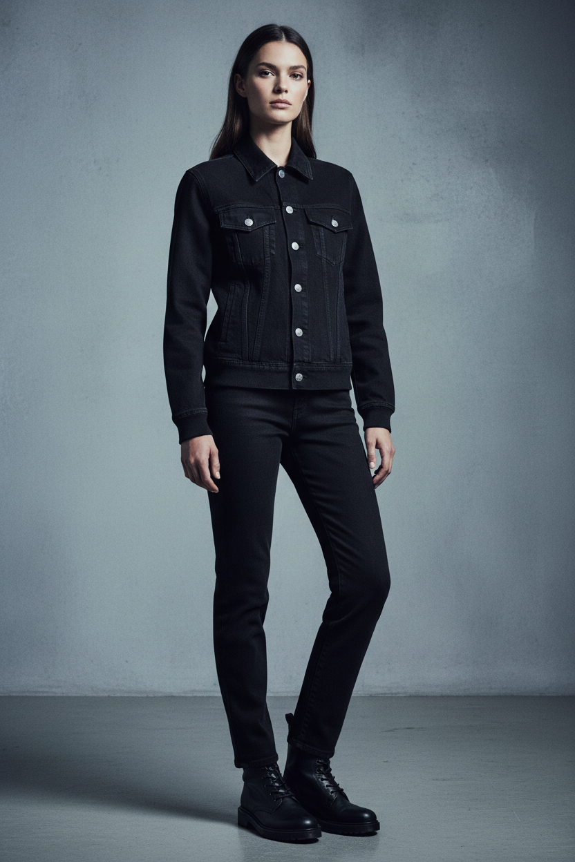 Denim Jacket – Black