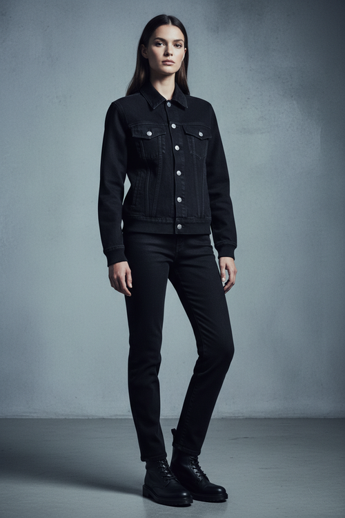 Denim Jacket – Black
