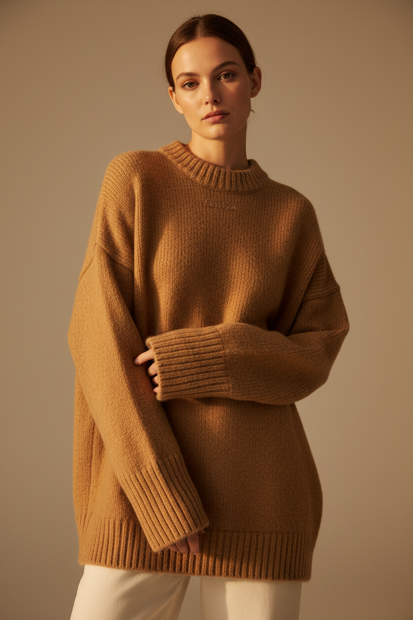 Knit Sweater – Camel