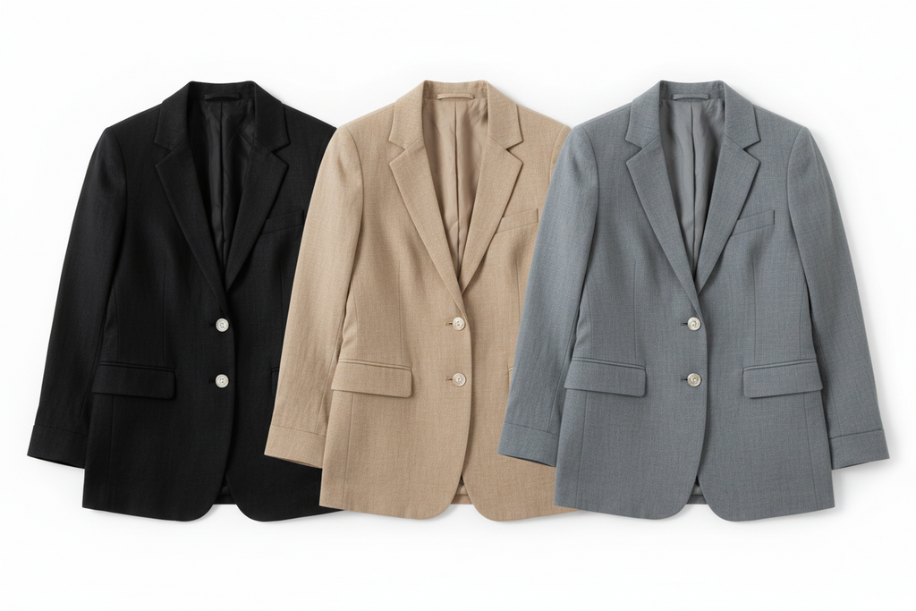 Linen Blazer – Relaxed Unstructured Summer Blazer