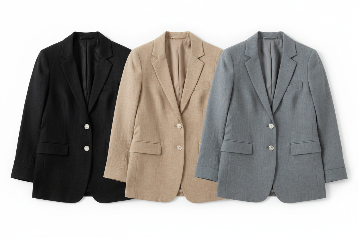 Linen Blazer – Relaxed Unstructured Summer Blazer