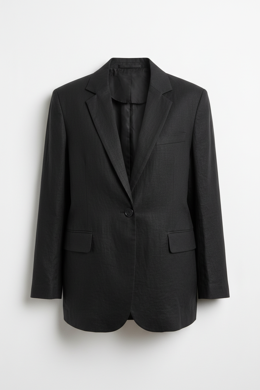 Linen Blazer – Relaxed Unstructured Summer Blazer